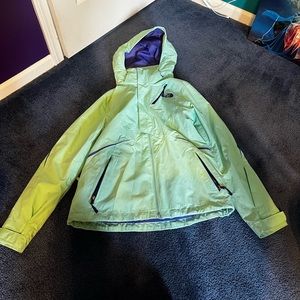 Surf Green North Face Ski Jacket